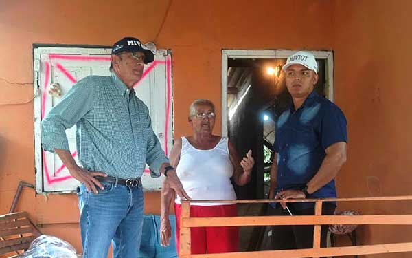 Miviot de Los Santos continúa este fin de semana evaluaciones de viviendas afectadas por sismo