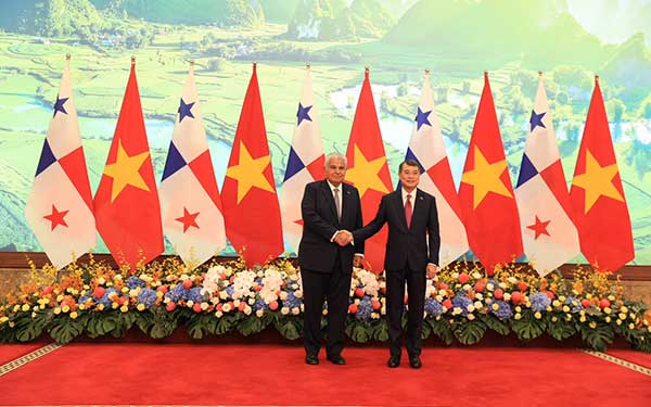 Vietnam manifiesta interés en la Zona Libre de Colón: encuentro Mulino - Primer Ministro Le Minh Hung